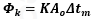 水冷Φk=KAoΔtmの公式