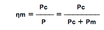 ηmと動力の公式