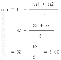 Δtmとtkの式