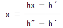 H16年度問3（1）乾き度xの基本式