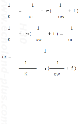 H30年度問3（3）のKの計算式（変形）