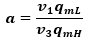 気筒数比aをVとηvとqmrとvで表す式2