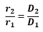 ブライン搬送用の配管断面の半径と直径の関係式