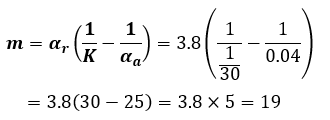 R04年度問3（2）mを求める計算式にK=1/30を代入