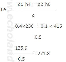 h5を求める式に数値代入