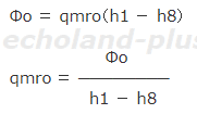 Φoとqmroの基本式