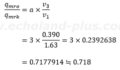 比qmro/qmrkその2へ数値代入。