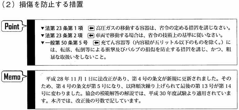 2種冷凍機械責任者試験精選問題集：PointとMemo法改正